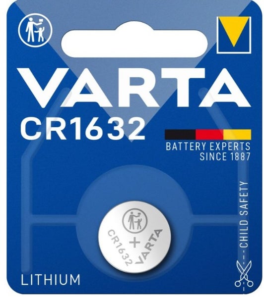 VARTA  CR1632 erikoisnappiparisto Litium 1kpl