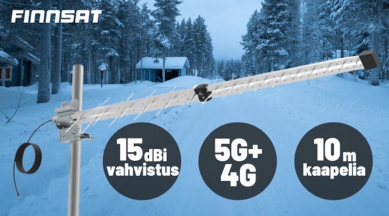 Finnsat 4/5G LTE suunta-antenni MIMO-Ready
