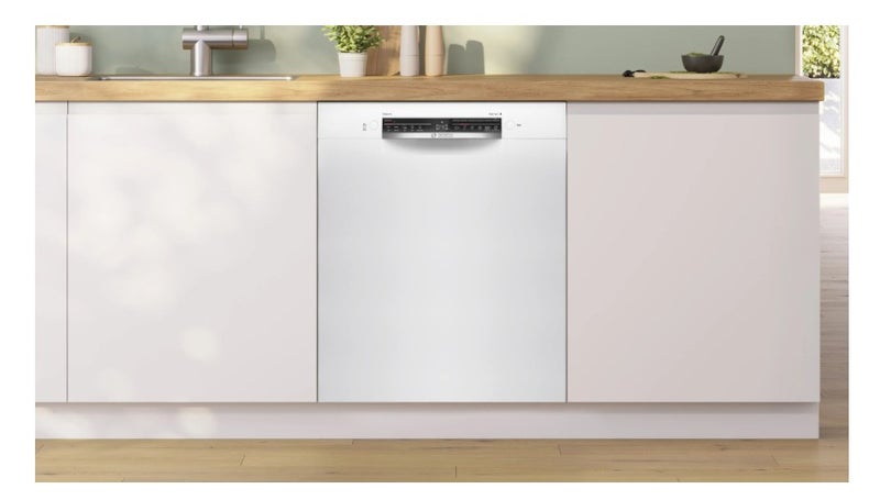 Bosch SMU2HVW02S Serie 2 ty&ouml;tason alle sijoitettava astianpesukone 60 cm, kolmella sis&auml;tasolla, Valkoinen