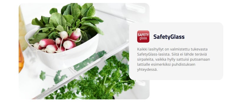 Gram KS 610854 j&auml;&auml;kaappi 84cm, valkoinen, oikea tai vasenk&auml;tisen&auml;