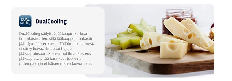 Gram KF 881865 FN X  j&auml;&auml;kaappipakastin, rosteri, oikea tai vasenk&auml;tisen&auml;