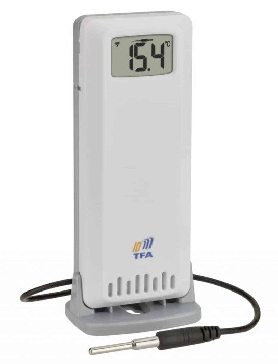 TFA.me 8812 l&auml;hetin, l&auml;mp&ouml;tila lanka-anturilla