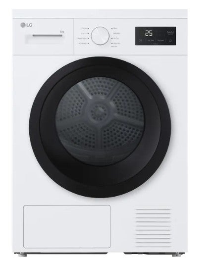 LG kuivausrumpu RHA1008NWK, 8kg, valkoinen