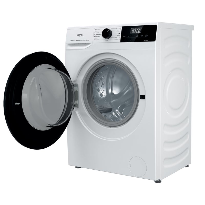 Kuivaava pyykinpesukone Upo KP2U9614ADS , 9/6 kg valkoinen