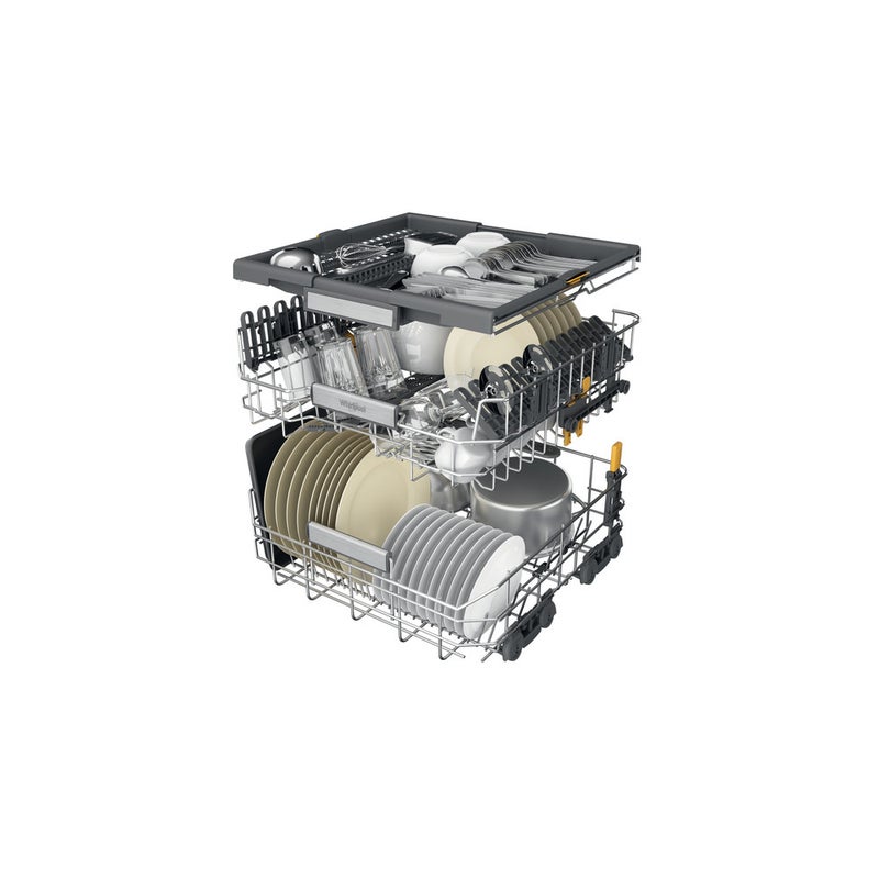 Whirlpool W7I HP40 L integroitava astianpesukone 3 pesutasoa